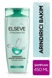 Elseve 3 Mucizevi Kil Ağırlaştırmayan Bakım Şampuanı 450 ml - 1