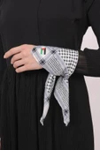 hicazavm Filistin Temalı fular keffiye puşi şal unisex filistin thumbnail 4