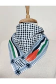 istanbul prensesleri Filistin Fular kaymaz Krep Canlı Renkler bayrakli AYN2408-AYN2408model50x50 thumbnail 4