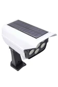 Solar Bahçe Aydınlatması Hareket Sensörlü Uzaktan Kumandalı Kamera Görünümlü thumbnail 5
