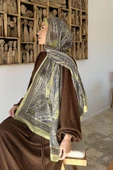 İSTANBULSTYLEMODA Desen Pamuk Şal thumbnail 4