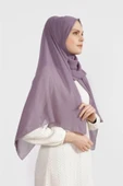 İSTANBULSTYLEMODA Krep Şifon Şal Lila 210x 75 Flr241433 thumbnail 2