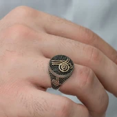 ​​Gümüş Osmanlı Tuğrası Erkek Yüzük thumbnail 2