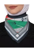 İSTANBULSTYLEMODA Filistin Zaytin Ve Filistin Bayrak Baskılı Şal ,Unisex AYN2408 thumbnail 7