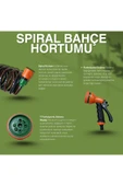 Roney Garden 15 Metre Spiral Hortum Seti - 7 Fonksiyonlu Tabanca thumbnail 1