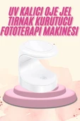 Mini Taşınabilir Kalıcı Oje Jel Tırnak Kurutucu Fototerapi Makinesi thumbnail 1