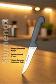 Sürmene Gri Serisi Mutfak Bıçak Seti Yüzme Sıyırma Kasap Et Ekmek Sebze Bıçağı 4 Lü Set HDS-105 thumbnail 4