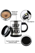 Karıştırıcı Özellikli Mikser Kupa Bardak Kompakt Taşınabilir Mug thumbnail 3