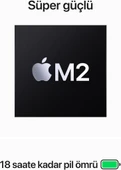 MacBook Air M2 8 GB 512 GB SSD 15.3" MQKX3TU/A Gece Yarısı Outlet (Açıklamayı Okuyunuz) thumbnail 2