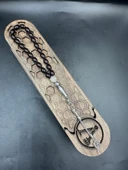 Alpaka Yaprak Püskül  Ateş Kehribar Tespih thumbnail 6