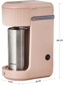 KARACA Mono Personal Filtre Kahve Makinesi ve Inox Kişisel Termos Hediyeli Beige thumbnail 2