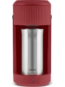 Karaca Mono Personal Filtre Kahve Makinesi ve Inox Kişisel Termos Hediyeli Red thumbnail 5