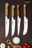 Hand Craft Mutfak Bıçak Seti Et Ekmek Sebze Salata Börek Bıçağı 4 Lü Set HDS-32 thumbnail 1
