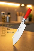 Red Craft Serisi Mutfak Bıçak Action Şef Bıçağı Et Ekmek Sebze Salata Şef Bıçağı HDS-39 thumbnail 2
