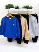 Cg Kids Lacivert Siyah Erkek ÇocukAltÜst Takım 3 iplik süper kalite thumbnail 4