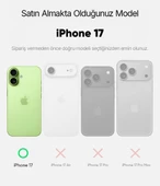 Cisteen Apple iPhone 17 uyumlu Magsafe Şarj Özellikli Şeffaf Sert PC SARARMAZ Telefon Kılıfı  thumbnail 6