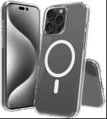 Cisteen Apple iPhone 14 Pro uyumlu Magsafe Şarj Özellikli Şeffaf Sert PC SARARMAZ Telefon Kılıfı  thumbnail 1