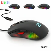 Trio - G802 Siyah RGB Gaming Mouse | Kablolu Oyuncu Faresi thumbnail 1