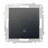 Quantum Siyah Zil Anahtarı Light (kapı 0tomatiği) (ovivo) Çerçeve Hariçtir. thumbnail 1