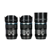 Sirui Sniper F/1.2 Autofocus 3-Lens Kit (Sony E, Siyah) thumbnail 1