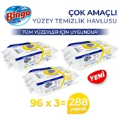 Bingo Yüzey Temizlik Havlusu Large Limon 96x3 (288 YAPRAK) thumbnail 1