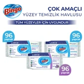 Bingo Yüzey Temizlik Havlusu 2 Beyaz Sabun + 1 Lavanta (288 Yaprak) thumbnail 1