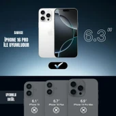 Cisteen Apple iPhone 16 Pro uyumlu Magsafe Şarj Özellikli Şeffaf Sert PC SARARMAZ Telefon Kılıfı  thumbnail 3