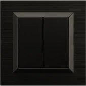 Ovivo Quantum Siyah Komütatör (ikili Anahtar) Çerçeve Dahildir thumbnail 1