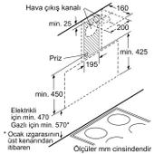SIEMENS iQ300 Duvar Tipi Davlumbaz 90 cm Beyaz Cam Yüzey, Beyaz thumbnail 5