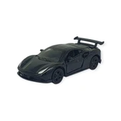 Çek Bırak Metal Küçük Arabalar 8 cm - 6411A-9 - Siyah thumbnail 1