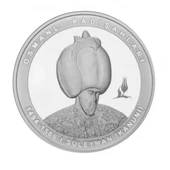 AgaKulche Kanuni Sultan Süleyman Osmanlı Gümüş Sikke Coin - 1
