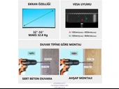 Axen 50 '' AX50FMN501 Uyumlu Lcd Led TV Hareketli Duvar Askı Aparatı thumbnail 3