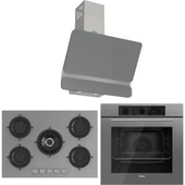 Ferre Rs Serisi Gri 5 Gözlü Ankastre Set ( QBL62CPR-RS038-D082 ) thumbnail 1