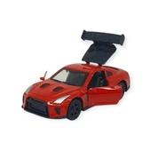 Çek Bırak Metal Küçük Arabalar 8 cm - 6411A-5 - Kırmızı thumbnail 5