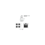 Silverline 3'lü Beyaz Cam Ankastre Set (3490 Oslo 60 BEYAZ+CS5335W01+BO6502W02) thumbnail 1