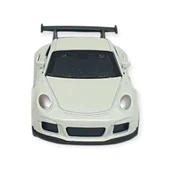 Çek Bırak Metal Küçük Arabalar 8 cm - 6411A-7 - Beyaz thumbnail 2