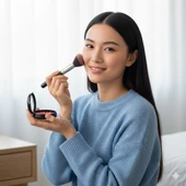 Gabrini 304 Top Allık – Ball Blusher Pembe-Bronz Karışımı Işıltılı Allık thumbnail 2