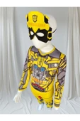 MODA ÇOCUK KOSTÜM Transformer Bumblebee Kostüm – 3-8 Yaş Çocuk Süper Kahraman Kıyafeti thumbnail 5