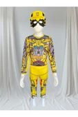 MODA ÇOCUK KOSTÜM Transformer Bumblebee Kostüm – 3-8 Yaş Çocuk Süper Kahraman Kıyafeti thumbnail 3