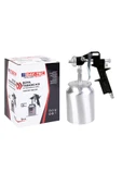 MK1301 Alttan Depolu Boya Tabancası – 1.8 mm Ayarlanabilir Nozul, 1000 cc Alüminyum Hazne thumbnail 7