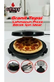 Multıcooker 10 in 1 Pizza Lahmacun ve Tandır Ekmeği Katmer Makinesi I Yapışmaz granit tepsi thumbnail 1