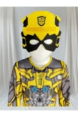 MODA ÇOCUK KOSTÜM Transformer Bumblebee Kostüm – 3-8 Yaş Çocuk Süper Kahraman Kıyafeti thumbnail 6