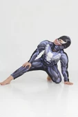 3A MODA ÇOCUK KOSTÜMÜ Venom Çocuk Kostümü – 4-10 Yaş Erkek Süper Kahraman Tulum thumbnail 3