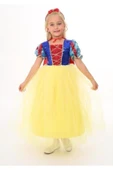 MODA KIZ ÇOCUK KOSTÜMÜ Pamuk Prenses Kostümü 3-10 Yaş – Kız Çocuk Prenses Elbisesi thumbnail 3