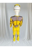 MODA ÇOCUK KOSTÜM Transformer Bumblebee Kostüm – 3-8 Yaş Çocuk Süper Kahraman Kıyafeti thumbnail 4