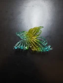 Çift Renkli Kelebek Saç Tokası Mandallı Ahtapot Toka thumbnail 4