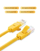 UGREEN CAT5e Ethernet Kablosu, 2 Metre, Sarı, 11231 thumbnail 4