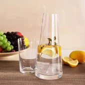 Paşabahçe 91127 750cc+350cc El İmalatı Oasis Başucu Sürahisi thumbnail 2