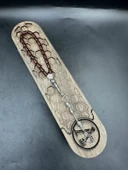 Ay Yılldız Alpaka Püskül  Ateş Kehribar Tespih thumbnail 3