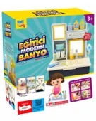Kayyum Oyuncak Eğitici Modern Banyo Seti Müzikli Işıklı Mavi 7041 thumbnail 1